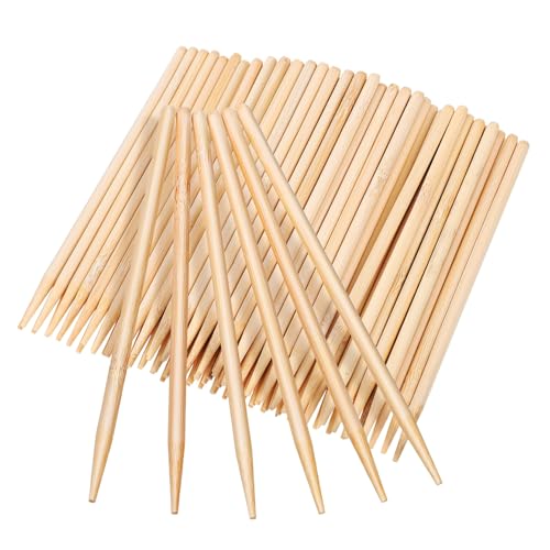 UTHCLO 150 Stück Teiliges Bambus Scratch Paper Wood Stylus Robuste Kratzstifte für Detailreiche Zeichnungen Scratch Paper Leichter Tragbarer Holzstift für DIY Kunst und Bastelprojekte von UTHCLO