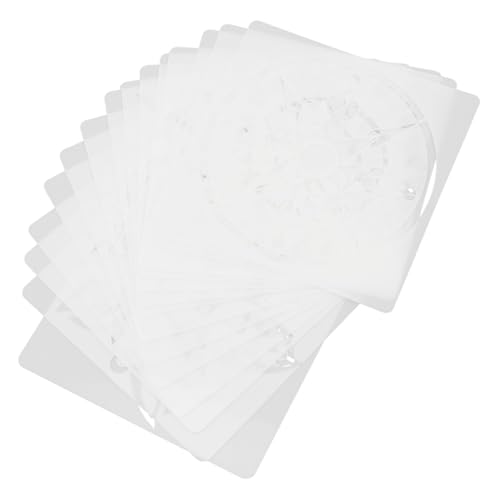 UTHCLO 16 Stück Teiliges Mandala DIY Schablonen Pet Malvorlagen Wiederverwendbar Kreative Zeichenvorlagen für Wandmalerei Leinwand Möbel Handwerk Anfänger Geeignet von UTHCLO