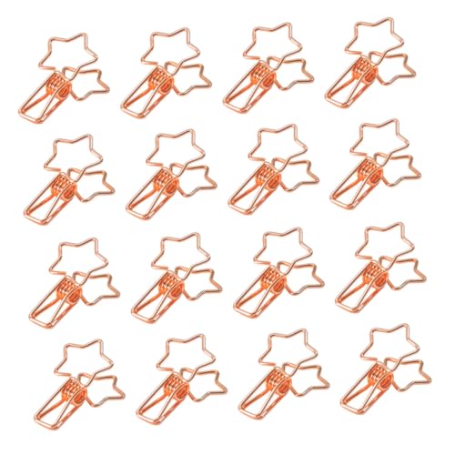 UTHCLO 16 Stück Teiliges Metall Foto und Belegklammern Kreative Fünfeckige Büroklammern in Roségold Stabile Organizer Clips für Dokumente Rechnungen und Fotos Vielseitig für Büro und UTHCLO 16 Stück Teiliges Metall Foto und Belegklammern Kreative Fünfeckige Büroklammern in Roségold Stabile Organizer Clips für Dokumente Rechnungen und Fotos Vielseitig für Büro und von UTHCLO