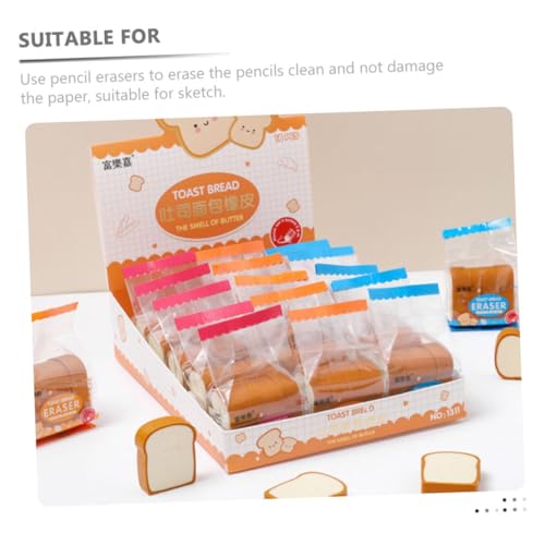 UTHCLO 16 Stück Teiliges Toast form Radiergummi Tragbare Niedliche Brot radiergummis zum Zeichnen Geeignet als Party mitgebsel Hausgebrauch und Kreative Geschenkidee UTHCLO 16 Stück Teiliges Toast form Radiergummi Tragbare Niedliche Brot radiergummis zum Zeichnen Geeignet als Party mitgebsel Hausgebrauch und Kreative Geschenkidee von UTHCLO