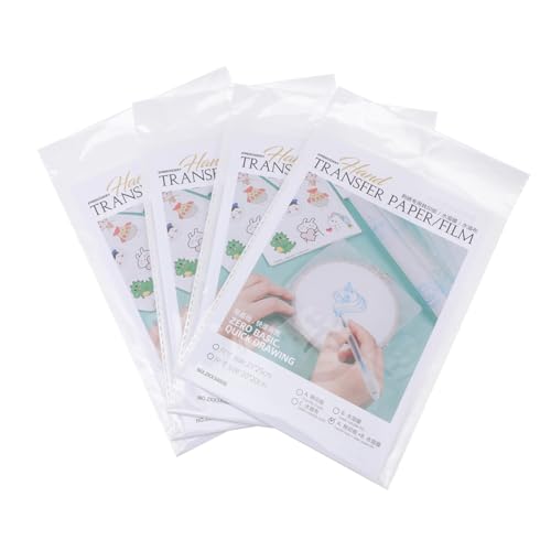 UTHCLO 16 Stück Teiliges Wasserlöslicher Stickstabilisator Abwaschbares Stickvlies für DIY Kleidung und Handarbeiten für Maschinenstickerei und Handnähen von UTHCLO