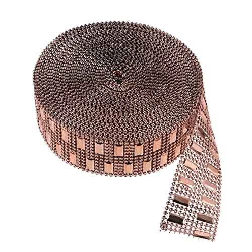 UTHCLO 1Rolle DIY Strassband Reihiges Funkelndes Netzband für Bastelbedarf Yards für Hochzeiten Partys und Dekorationen Umweltfreundliches Material von UTHCLO