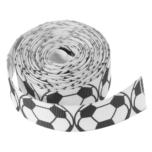 UTHCLO 1Rolle Fußball Geschenkband Dekorationsband für Party Bastelprojekte und DIY Kunsthandwerk für Fußball Mottopartys und Geburtstagsfeiern UTHCLO 1Rolle Fußball Geschenkband Dekorationsband für Party Bastelprojekte und DIY Kunsthandwerk für Fußball Mottopartys und Geburtstagsfeiern von UTHCLO