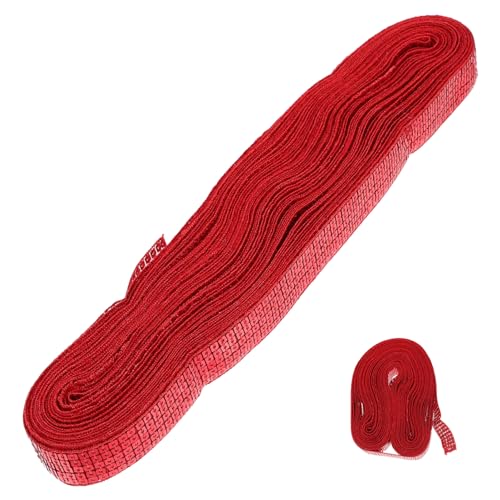 UTHCLO 1Rolle Reihen Glitzer Paillettenband DIY Kleidungsverkleidung für Kostüme Yards Vielseitige Dekoration für Kleider Taschen Jeans und Bastelprojekte von UTHCLO