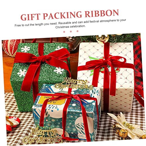 UTHCLO 1Rolle Veloursband Geschenkband für DIY Bastelprojekte Hochwertiges Dekoratives Geschenkverpackungsband Leuchtendem für Bows Floristik und Feiern UTHCLO 1Rolle Veloursband Geschenkband für DIY Bastelprojekte Hochwertiges Dekoratives Geschenkverpackungsband Leuchtendem für Bows Floristik und Feiern von UTHCLO