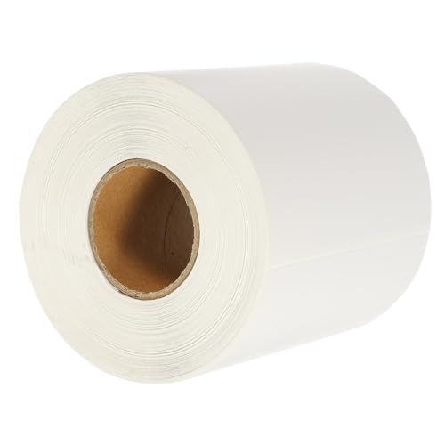 UTHCLO 1Rolle Wasserdichtes Etikettenpapier Selbstklebende Versandetiketten für Etikettiermaschinen und Tägliche Anwendung Großrolle von UTHCLO
