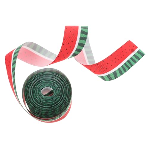 UTHCLO 1Rolle Wassermelonen Muster Geschenkband Elegantes Designband Für Geschenkverpackungen Bastelprojekte Und Dekorationen Für Sommerfeiern Und DIY Ideen von UTHCLO