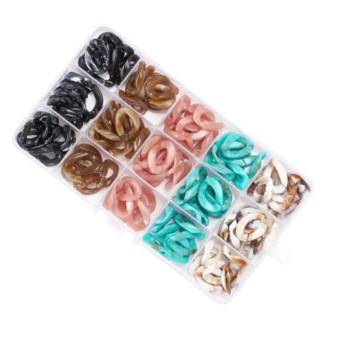 UTHCLO 1Satz DIY Acrylverbindungsringe Bunten Farben Schmuckherstellung für Armbänder und Ohrringe mit Verschiedenen für Bastelprojekte UTHCLO 1Satz DIY Acrylverbindungsringe Bunten Farben Schmuckherstellung für Armbänder und Ohrringe mit Verschiedenen für Bastelprojekte von UTHCLO