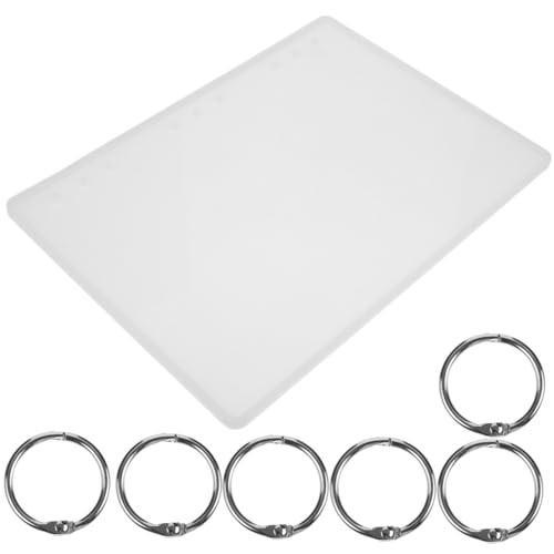 UTHCLO 1Satz DIY Epoxidharz Silikon Bastelform Für Notizbuchhüllen Mit Silbernen Ringen Für Bastelprojekte Und Notizbuchgestaltungen UTHCLO 1Satz DIY Epoxidharz Silikon Bastelform Für Notizbuchhüllen Mit Silbernen Ringen Für Bastelprojekte Und Notizbuchgestaltungen von UTHCLO