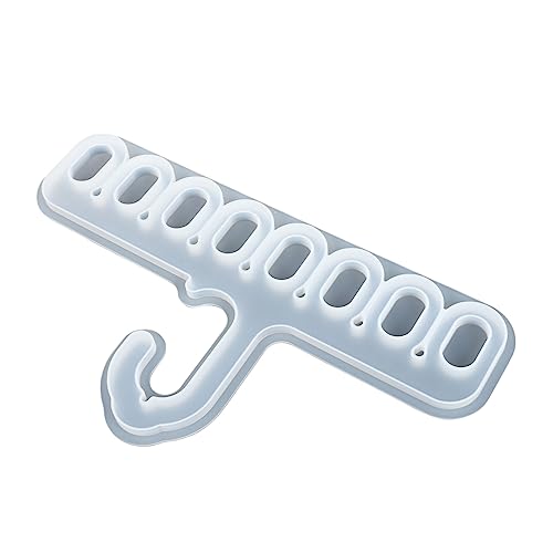 UTHCLO 1Stück DIY Silikon Mantelaufhängerform Kristallopoxid Gießform für Kleiderbügel Langlebig und Einfach zu Reinigen für Projekte von UTHCLO