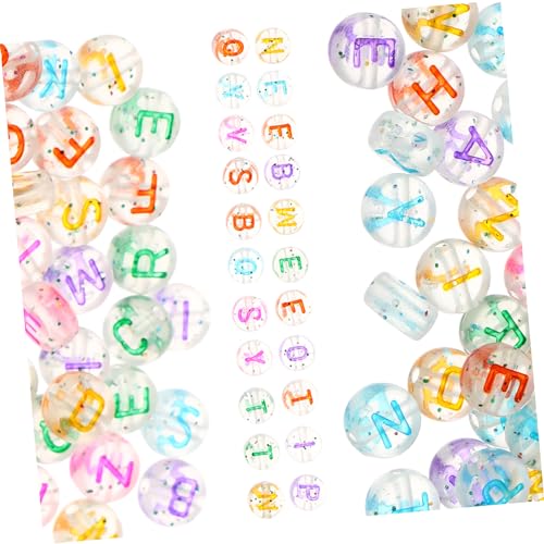 UTHCLO 1Tasche DIY Buchstabenperlen Runde Farbige Perlen für Schmuckherstellung und Basteln Zubehör für Armbänder und Projekte Beutel UTHCLO 1Tasche DIY Buchstabenperlen Runde Farbige Perlen für Schmuckherstellung und Basteln Zubehör für Armbänder und Projekte Beutel von UTHCLO