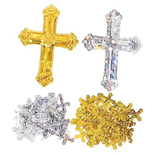 UTHCLO 2 Kreuzperlen Kreuz Konfetti Taufschmuck für Mädchen Taufe kommunionsdeko kommuniondeko hochzeitsdeko Weihnachtsschmuck für den Schreibtisch glänzende Tischstreuung Plastik UTHCLO 2 Kreuzperlen Kreuz Konfetti Taufschmuck für Mädchen Taufe kommunionsdeko kommuniondeko hochzeitsdeko Weihnachtsschmuck für den Schreibtisch glänzende Tischstreuung Plastik von UTHCLO