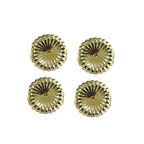 UTHCLO 2 Paar Silber Ohrstecker Ersatzpads Ohrstecker Verschluss Langebig Komfortabel Passend für Standard Damen Mädchen Schmuck Zubehör von UTHCLO