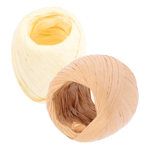 UTHCLO 2 Rollen Bastband Raffia Papierband Lang Robustes Geschenkband für Geschenkverpackung und DIY Lampenschirme Naturfarbenes Papierband für Bastelprojekte und Dekoration UTHCLO 2 Rollen Bastband Raffia Papierband Lang Robustes Geschenkband für Geschenkverpackung und DIY Lampenschirme Naturfarbenes Papierband für Bastelprojekte und Dekoration von UTHCLO