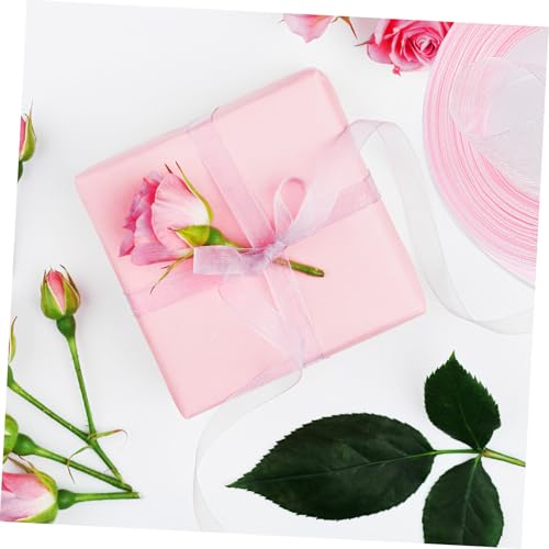UTHCLO 2 Rollen Geschenkband aus Breites Transparentes Deko Band in Cremeweiß und Rosé Leichtes Weiches Schleifenband für Geschenkverpackung Blumen Kuchen Hochzeiten Weihnachten UTHCLO 2 Rollen Geschenkband aus Breites Transparentes Deko Band in Cremeweiß und Rosé Leichtes Weiches Schleifenband für Geschenkverpackung Blumen Kuchen Hochzeiten Weihnachten von UTHCLO