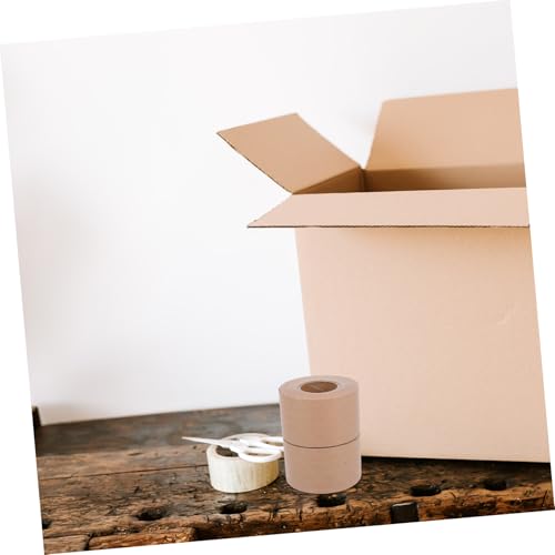 UTHCLO 2 Rollen Kraftpapier Packband Wasseraktiviertes Beschreibbares Reißfestes Verpackungsband aus Nachhaltigem Gelatinfreiem Kraftpapier Vielseitig Zuschneidbar für Sichere UTHCLO 2 Rollen Kraftpapier Packband Wasseraktiviertes Beschreibbares Reißfestes Verpackungsband aus Nachhaltigem Gelatinfreiem Kraftpapier Vielseitig Zuschneidbar für Sichere von UTHCLO