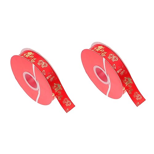 UTHCLO 2 Rollen Schleife Lametta Geschenkpaketband Couplet blaues Band kabelgebunden seidenband ribbon kuchen box neujahr Geschenkverpackungsband Band für Geschenkverpackung Polyester rot UTHCLO 2 Rollen Schleife Lametta Geschenkpaketband Couplet blaues Band kabelgebunden seidenband ribbon kuchen box neujahr Geschenkverpackungsband Band für Geschenkverpackung Polyester rot von UTHCLO