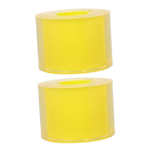 UTHCLO 2 Rollen Schmuck Schutz folie Filmschutz ansehen klebefolie klebeband Rand schutzfolie selbstklebend reparaturband ansehen Schutzband für Schmuck PVC Yellow von UTHCLO