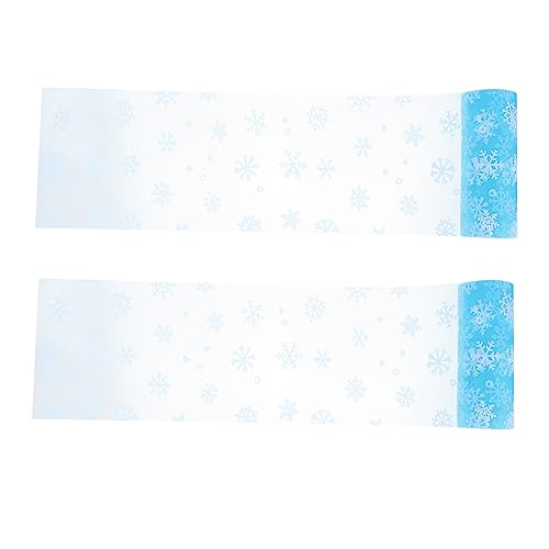 UTHCLO 2 Rollen Schneeflocken Tüllbandrolle Glitzernde DIY Bänder für Weihnachtsdekoration Bastelbedarf Hochzeiten und Feste UTHCLO 2 Rollen Schneeflocken Tüllbandrolle Glitzernde DIY Bänder für Weihnachtsdekoration Bastelbedarf Hochzeiten und Feste von UTHCLO