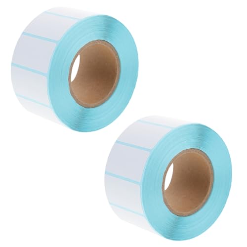 UTHCLO 2 Rollen Selbstklebende Thermoetiketten pro Rolle Wasser und Ölbeständig Rechteckige Adressetiketten für Büro Haushalt und Versand Kompatibel mit Thermodruckern UTHCLO 2 Rollen Selbstklebende Thermoetiketten pro Rolle Wasser und Ölbeständig Rechteckige Adressetiketten für Büro Haushalt und Versand Kompatibel mit Thermodruckern von UTHCLO