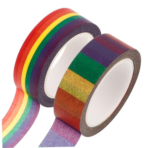 UTHCLO 2 Rollen Washi Tape Buntes Langlebiges Scrapbook Klebeband Einfach zu Reißen Lichtecht Leichte DIY Dekoration für Tagebücher Kalender Karten und Fotoalben UTHCLO 2 Rollen Washi Tape Buntes Langlebiges Scrapbook Klebeband Einfach zu Reißen Lichtecht Leichte DIY Dekoration für Tagebücher Kalender Karten und Fotoalben von UTHCLO
