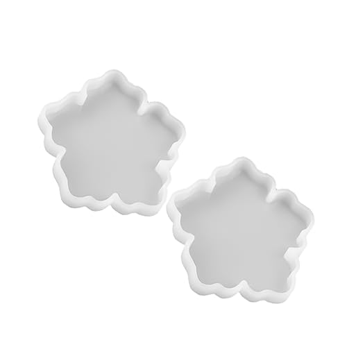 UTHCLO 2 STÜCK Silikon Gießform für DIY Blütenanhänger und Untersetzer Kreative Epoxidharz Form für Zuhause und Studio Strapazierfähig und Leicht zu Reinigen Weiß S UTHCLO 2 STÜCK Silikon Gießform für DIY Blütenanhänger und Untersetzer Kreative Epoxidharz Form für Zuhause und Studio Strapazierfähig und Leicht zu Reinigen Weiß S von UTHCLO