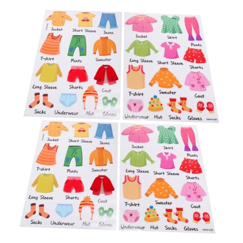 UTHCLO 2 Sätze Kleidung Labels Aufkleber Set Abnehmbare Kleidungssortierung Aufkleber für Kinderzimmer Material Dekorative Etiketten für Kleiderschrankorganisation UTHCLO 2 Sätze Kleidung Labels Aufkleber Set Abnehmbare Kleidungssortierung Aufkleber für Kinderzimmer Material Dekorative Etiketten für Kleiderschrankorganisation von UTHCLO