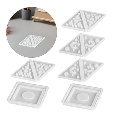 UTHCLO 2 Sätze Silikonformen für Teelichthalter mit Geometrischen Mond Herz und Stern Motiven Hitzebeständig für Kerzenwachs Harzgießen Diy Dekoration Hochzeit und Zuhause UTHCLO 2 Sätze Silikonformen für Teelichthalter mit Geometrischen Mond Herz und Stern Motiven Hitzebeständig für Kerzenwachs Harzgießen Diy Dekoration Hochzeit und Zuhause von UTHCLO