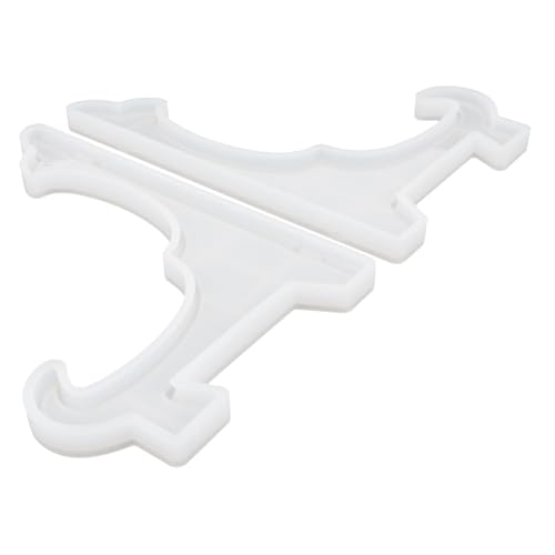 UTHCLO 2 Stück DIY Silikonform für Schmuckdisplay Flexible Wiederverwendbare Gießform aus Lebensmittelechtem Silikon für Epoxidharz handwerk Schmuckherstellung und Tischdekoration Weiß UTHCLO 2 Stück DIY Silikonform für Schmuckdisplay Flexible Wiederverwendbare Gießform aus Lebensmittelechtem Silikon für Epoxidharz handwerk Schmuckherstellung und Tischdekoration Weiß von UTHCLO