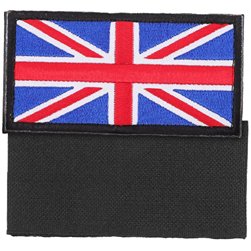 UTHCLO 2 Stück England Flaggen Aufnäher Bestickte Patches für Kleidung Rucksäcke und DIY Projekte Einfach Aufzubringen Reparieren oder Dekorieren von UTHCLO