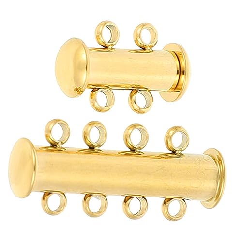 UTHCLO 2 Stück Halskette Verschluss Reiz Haken Halskettenanschluss Gestell Armband Verbindungsschnalle Schichtverschluss Armband Verbindungsverschluss Ringe Silber Golden Rostfreier Stahl UTHCLO 2 Stück Halskette Verschluss Reiz Haken Halskettenanschluss Gestell Armband Verbindungsschnalle Schichtverschluss Armband Verbindungsverschluss Ringe Silber Golden Rostfreier Stahl von UTHCLO