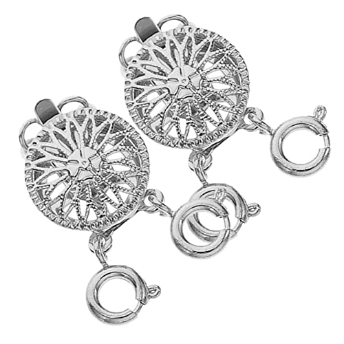 UTHCLO 2 Stück Halskettentrenner Schmuck Verschluss Halskette Gold schmuckherstellung schmuck machen Kettenseparator zum Schichten Halskette mehrschichtiger Verbinder Kupfer Silver UTHCLO 2 Stück Halskettentrenner Schmuck Verschluss Halskette Gold schmuckherstellung schmuck machen Kettenseparator zum Schichten Halskette mehrschichtiger Verbinder Kupfer Silver von UTHCLO