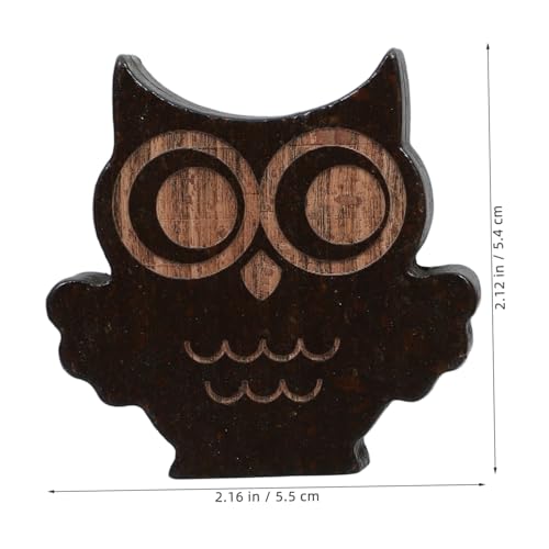 UTHCLO 2 Stück Holz Kartenhalter Mini Eulen Design Nachhaltig Vielseitig für Fotos Tischkarten Menükarten Geburtstage Hochzeit Restaurant Dekoration von UTHCLO