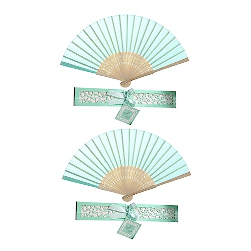 UTHCLO 2 Stück Klassischer Faltbarer Handfächer mit Grünem Chinesischer Stil Teiliges mit Aufbewahrungsbox Leichter Fächer für Damen für Hochzeit Party und Sommerdekoration UTHCLO 2 Stück Klassischer Faltbarer Handfächer mit Grünem Chinesischer Stil Teiliges mit Aufbewahrungsbox Leichter Fächer für Damen für Hochzeit Party und Sommerdekoration von UTHCLO