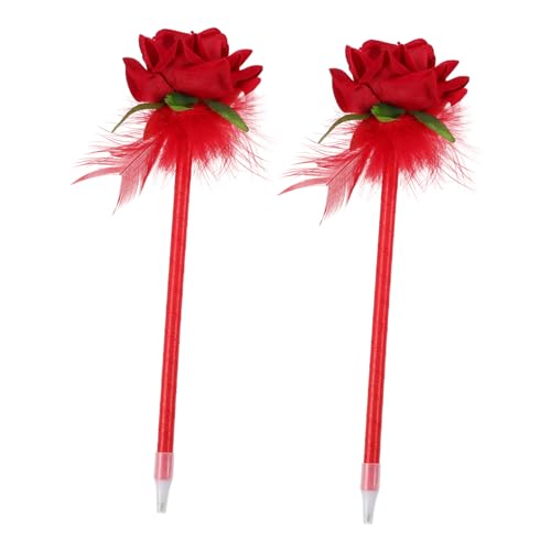 UTHCLO 2 Stück Kreative Blumen Kugelschreiber mit Langlebigem Kunststoffgehäuse Glattes Schreiben Tragbare Ballpoint Pens für Schule Büro und zum Lehrertag UTHCLO 2 Stück Kreative Blumen Kugelschreiber mit Langlebigem Kunststoffgehäuse Glattes Schreiben Tragbare Ballpoint Pens für Schule Büro und zum Lehrertag von UTHCLO