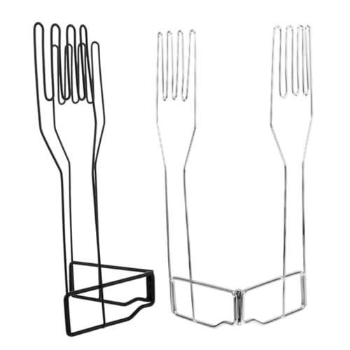 UTHCLO 2 Stück Küchen Handschuhhalter Trockenständer aus Stabilem Material Faltbar und Platzsparend zur Hygienischen Aufbewahrung und Schnellem Trocknen von Reinigungshandschuhen von UTHCLO
