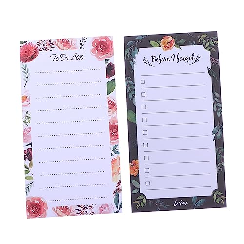 UTHCLO 2 Stück Magnetische Notizblöcke mit Je Block To Do Listen Notizpad für Kühlschrank Magnetisch Haftend Glattes Papier zum Schreiben für Büro Schule und Zuhause UTHCLO 2 Stück Magnetische Notizblöcke mit Je Block To Do Listen Notizpad für Kühlschrank Magnetisch Haftend Glattes Papier zum Schreiben für Büro Schule und Zuhause von UTHCLO