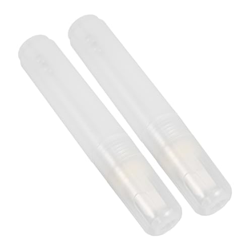 UTHCLO 2 Stück Markerzubehör Farbstifte für Metall Lackmarkierungen malen Stifte nachfüllbare Markierungsstifte nachfüllbare Marker Lackstift mit feiner Spitze Plastik Transparent von UTHCLO
