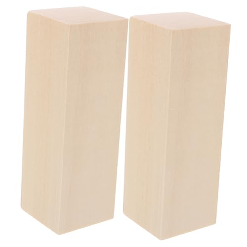 UTHCLO 2 Stück Massive Holzschnitzblöcke Holzblöcke basteln Schnitzblöcke aus Lindenholz DIY Whittling Wood unfertiges Holz zum Schnäppchen Linde zum Schnitzen Kiefernholz Beige UTHCLO 2 Stück Massive Holzschnitzblöcke Holzblöcke basteln Schnitzblöcke aus Lindenholz DIY Whittling Wood unfertiges Holz zum Schnäppchen Linde zum Schnitzen Kiefernholz Beige von UTHCLO