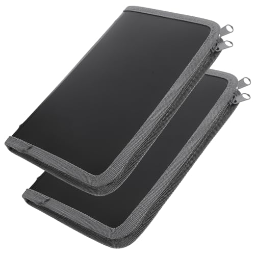 UTHCLO 2 Stück Mini Faltbarer Aktenordner mit Reißverschluss Erweiterbarer Dokumenten und Quittungsordner Tragbarer Mehrschicht Datei Organizer in Transparent mit Grauem Robuster UTHCLO 2 Stück Mini Faltbarer Aktenordner mit Reißverschluss Erweiterbarer Dokumenten und Quittungsordner Tragbarer Mehrschicht Datei Organizer in Transparent mit Grauem Robuster von UTHCLO