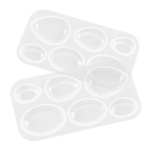 UTHCLO 2 Stück Ovales Pendant Schmuckform für Epoxidharz Teardrop Ohrringe Diy Bastelbedarf für Schlüsselanhänger und Mehr UTHCLO 2 Stück Ovales Pendant Schmuckform für Epoxidharz Teardrop Ohrringe Diy Bastelbedarf für Schlüsselanhänger und Mehr von UTHCLO