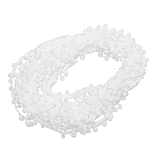 UTHCLO 2 Stück Pompom-Spitze Farbe sticken Handwerk für Nähen DIY Kleidungsstück Zubehör Pom-Pom-Kugeln Fransen trimmen Bänder DIY Nähzubehör Kleidung trimmen Pomponbesatz Polyester Weiß UTHCLO 2 Stück Pompom-Spitze Farbe sticken Handwerk für Nähen DIY Kleidungsstück Zubehör Pom-Pom-Kugeln Fransen trimmen Bänder DIY Nähzubehör Kleidung trimmen Pomponbesatz Polyester Weiß von UTHCLO