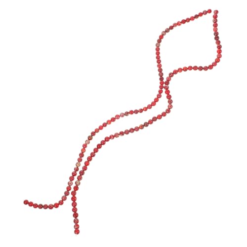 UTHCLO 2 Stück Rote Naturstein Perlen Armband Teilig Glatte Oberfläche Langlebige Schmuckperlen für DIY Halskette und Armband Vielseitig für Alltag Party Hochzeit und UTHCLO 2 Stück Rote Naturstein Perlen Armband Teilig Glatte Oberfläche Langlebige Schmuckperlen für DIY Halskette und Armband Vielseitig für Alltag Party Hochzeit und von UTHCLO