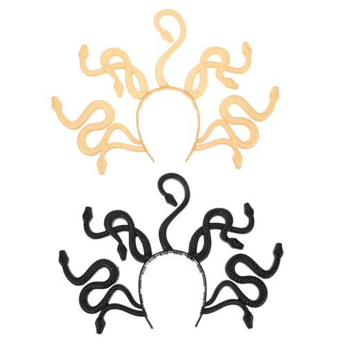 UTHCLO 2 Stück Schlangen Stirnband Halloween Kostüm Haarreif Medusa Kopfschmuck Leichtes Material Bequeme Passform Für Karneval Maskerade Party Cosplay Festival UTHCLO 2 Stück Schlangen Stirnband Halloween Kostüm Haarreif Medusa Kopfschmuck Leichtes Material Bequeme Passform Für Karneval Maskerade Party Cosplay Festival von UTHCLO