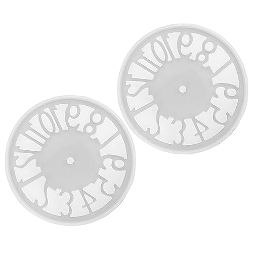 UTHCLO 2 Stück Silikon Uhrenformen für Diy Flexible und Wiederverwendbare Gießformen für Epoxidharz und Bastelprojekte Uhrendesign und Heimdekoration UTHCLO 2 Stück Silikon Uhrenformen für Diy Flexible und Wiederverwendbare Gießformen für Epoxidharz und Bastelprojekte Uhrendesign und Heimdekoration von UTHCLO