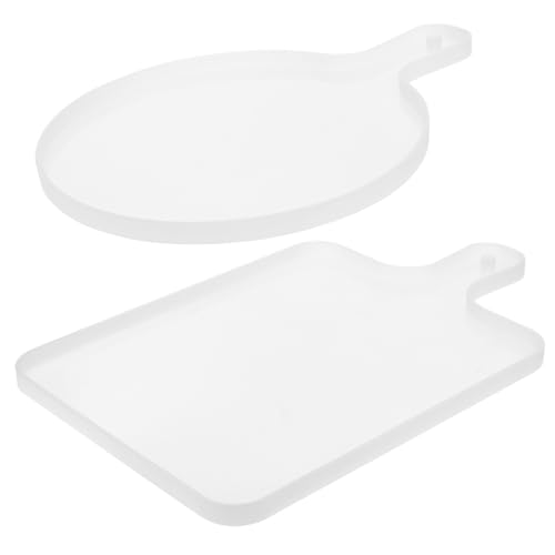 UTHCLO 2 Stück Silikonform für Tee Tablett DIY Servierbrett Gießform Flexiblem Silikon für Kreative Handwerksprojekte Home Accessory für Einzigartige Dekorationen UTHCLO 2 Stück Silikonform für Tee Tablett DIY Servierbrett Gießform Flexiblem Silikon für Kreative Handwerksprojekte Home Accessory für Einzigartige Dekorationen von UTHCLO