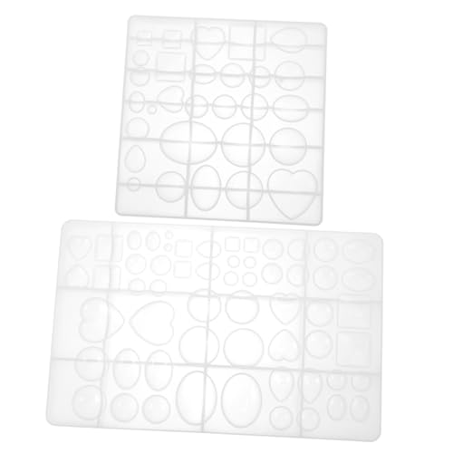 UTHCLO 2 Stück Silikonformen für DIY Schmuckherstellung Widerstandsfähige Cabochon Gießform Vielseitig für Anhänger und Ohrringe Kinderfreundlich Langlebig und Einfach zu Verwenden UTHCLO 2 Stück Silikonformen für DIY Schmuckherstellung Widerstandsfähige Cabochon Gießform Vielseitig für Anhänger und Ohrringe Kinderfreundlich Langlebig und Einfach zu Verwenden von UTHCLO