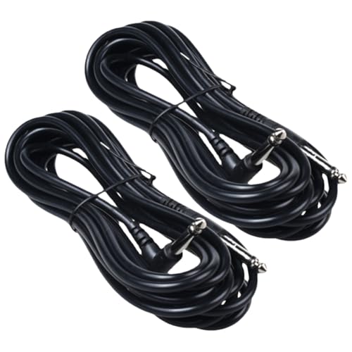 UTHCLO 2 Stück Stereo Audio Kabel für Gitarre Professionelles Langlebiges Kupferkabel mit Geräuschunterdrückender Abschirmung Robust Biegungsresistent Hochwertiges Instrumentenkabel UTHCLO 2 Stück Stereo Audio Kabel für Gitarre Professionelles Langlebiges Kupferkabel mit Geräuschunterdrückender Abschirmung Robust Biegungsresistent Hochwertiges Instrumentenkabel von UTHCLO
