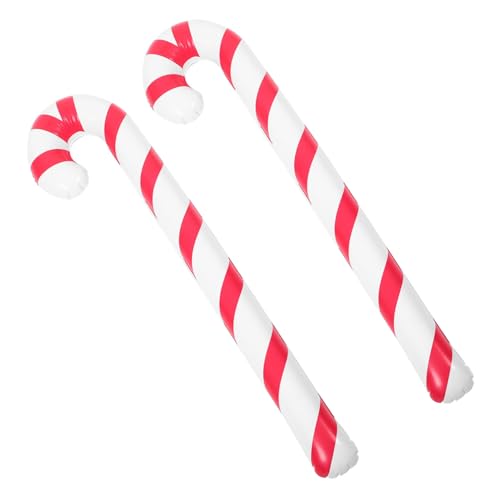 UTHCLO 2 Stück Teiliges Aufblasbares Weihnachts Zuckerstangen Rote und Weiße Streifen Kreative Dekoration für Weihnachtsfeier Geburtstagsfeier und Festliche Party Wetterfester UTHCLO 2 Stück Teiliges Aufblasbares Weihnachts Zuckerstangen Rote und Weiße Streifen Kreative Dekoration für Weihnachtsfeier Geburtstagsfeier und Festliche Party Wetterfester von UTHCLO