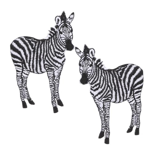 UTHCLO 2 Stück Teiliges Bestickte Tier Aufnäher Zebra zum Aufbügeln und Aufnähen Leichte Anbringung Strapazierfähige Stoffapplikationen zur Kleidung Dekoration für DIY Textil Zubehör UTHCLO 2 Stück Teiliges Bestickte Tier Aufnäher Zebra zum Aufbügeln und Aufnähen Leichte Anbringung Strapazierfähige Stoffapplikationen zur Kleidung Dekoration für DIY Textil Zubehör von UTHCLO
